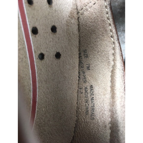 Klogs Villa Madrid Mary Jane Brown Leather Distressed Size 7M - Picture 8 of 9